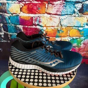 Saucony PWRRUN GUIDE Running Shoes Blue Training Sneakers Mens US 12 S20548-25